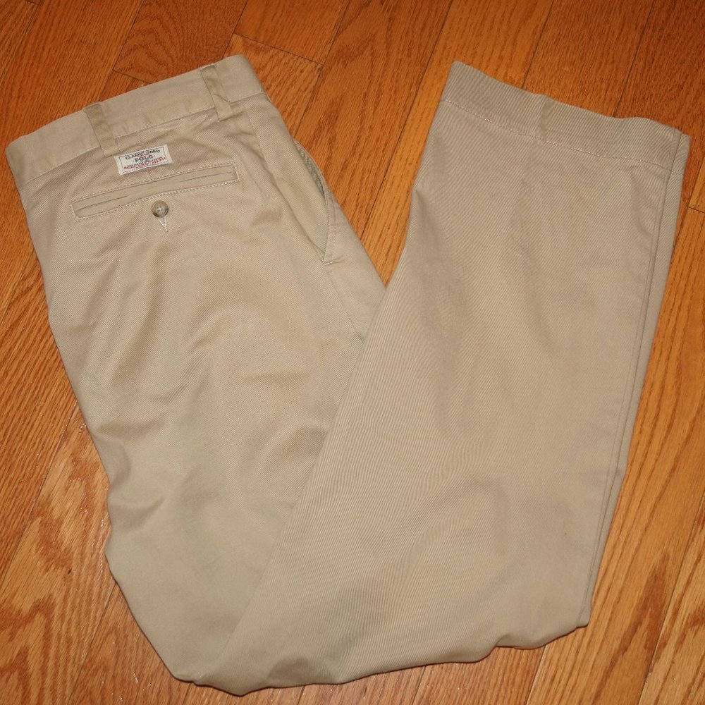 Polo Ralph Lauren Classic Chino Pants 34 x 28 - Picture 1 of 6
